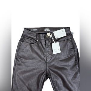 NWT A.n.a Faux Leather High Rise Skinny Leg
